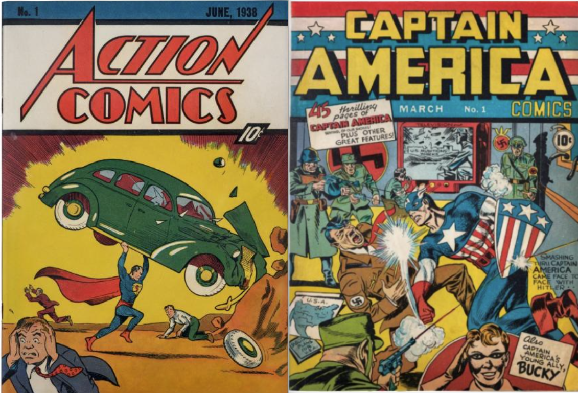 Superman and Captain America Enter the Smithsonian