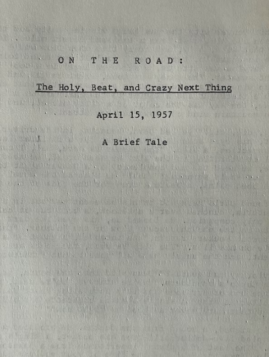 Lost Kerouac Short Story Discovered in Deceased Mafia Boss' Artifacts