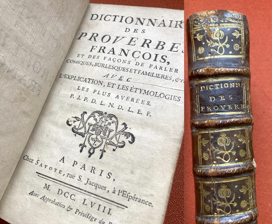 Panckoucke’s Dictionary - Parlez-vous le Français de 1758?