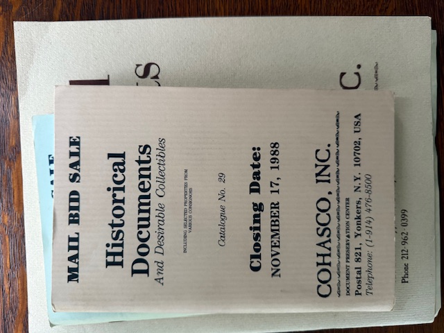 Cohasco: An Interesting Source