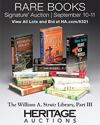 Rare Book Hub: 60 Auctions Archived, another 80 Upcoming this Week