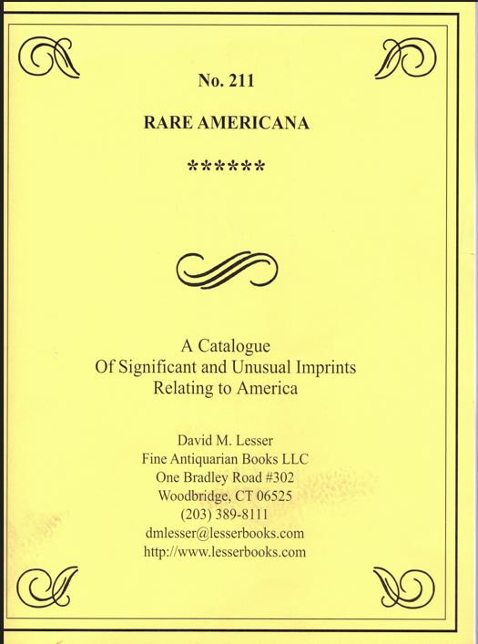 A New Collection of Americana from David M. Lesser Fine Antiquarian Books