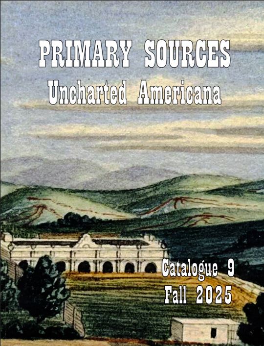 New Catalogue of Rare Often Unique Items from Primary Sources