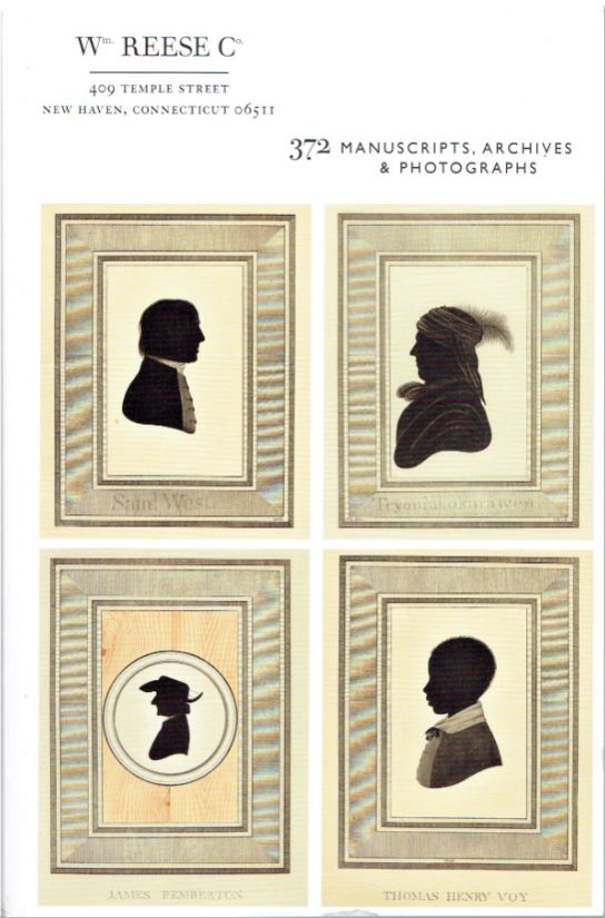 Manuscripts, Archives & Photographs from the William Reese Company