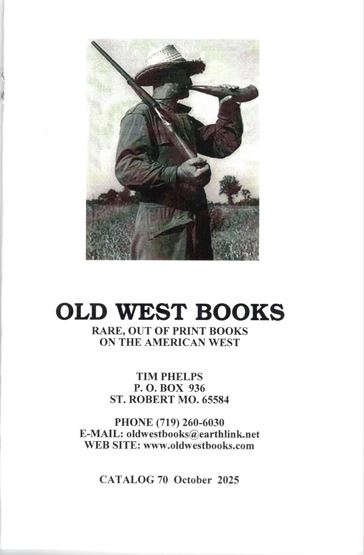 Old West Books Releases 70th Catalogue of the American West